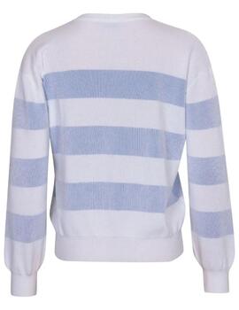 Jersey Bayly blanco/azul