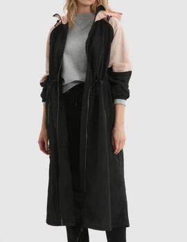 Trench CFWWOU0621FRUT2885 Negro/Nude