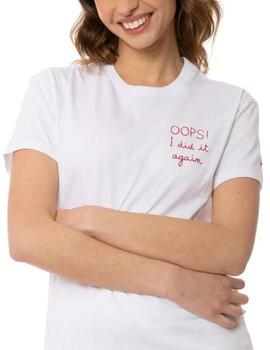 Camiseta EMILIE OOPS AGA Blanco