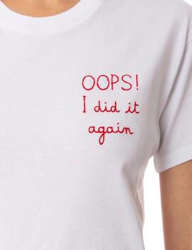 Camiseta EMILIE OOPS AGA Blanco