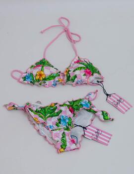 Bikini Inferior MOON Estampado Hawaiano