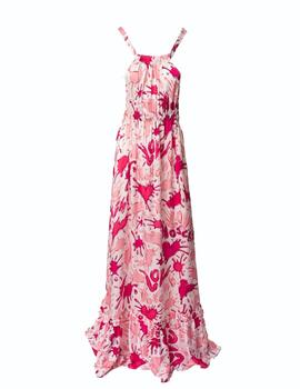 VESTIDO WV183 00 T 1 ESTAMPADO ROSA