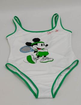 Bañador LORA STRING MICKEY TENNIS Blanco