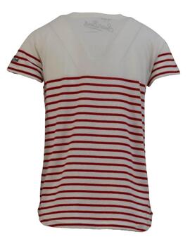 Camiseta DANA Rayas Rojas
