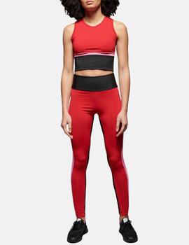 Legging B74776 Rojo-negro-fuxia