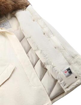 Parka CFWWOU0538FRUT0001 Crema