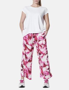 Pantalón D83566 Estampado Fucsia