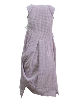 Vestido S21685 Lila/Blanco