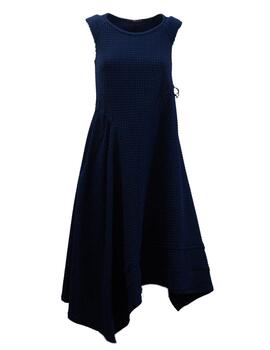 Vestido S21685 Azul/Negro