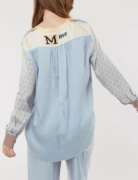 Camisa 223L31333 Rayas Azul