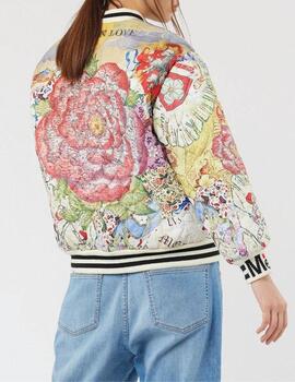 Bomber 223L50278 Estampado Rosa