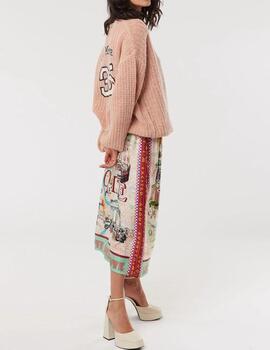 Falda 223L60326 Estampado Love