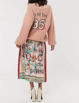 Falda 223L60326 Estampado Love