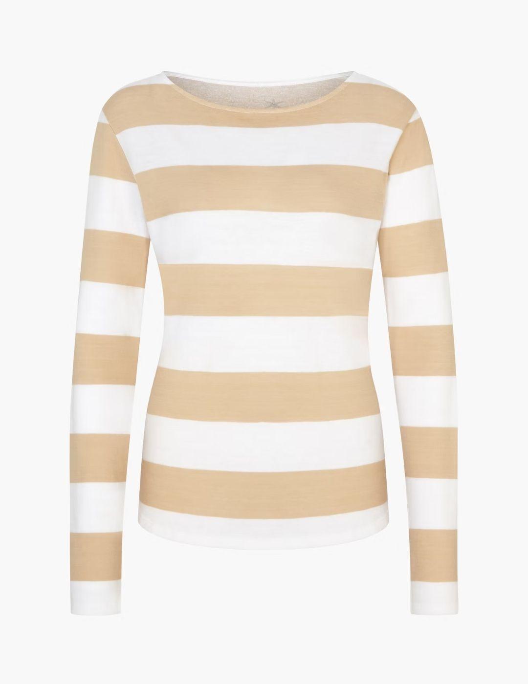 Jersey 820 20 005 Rayas Blanco/Camel