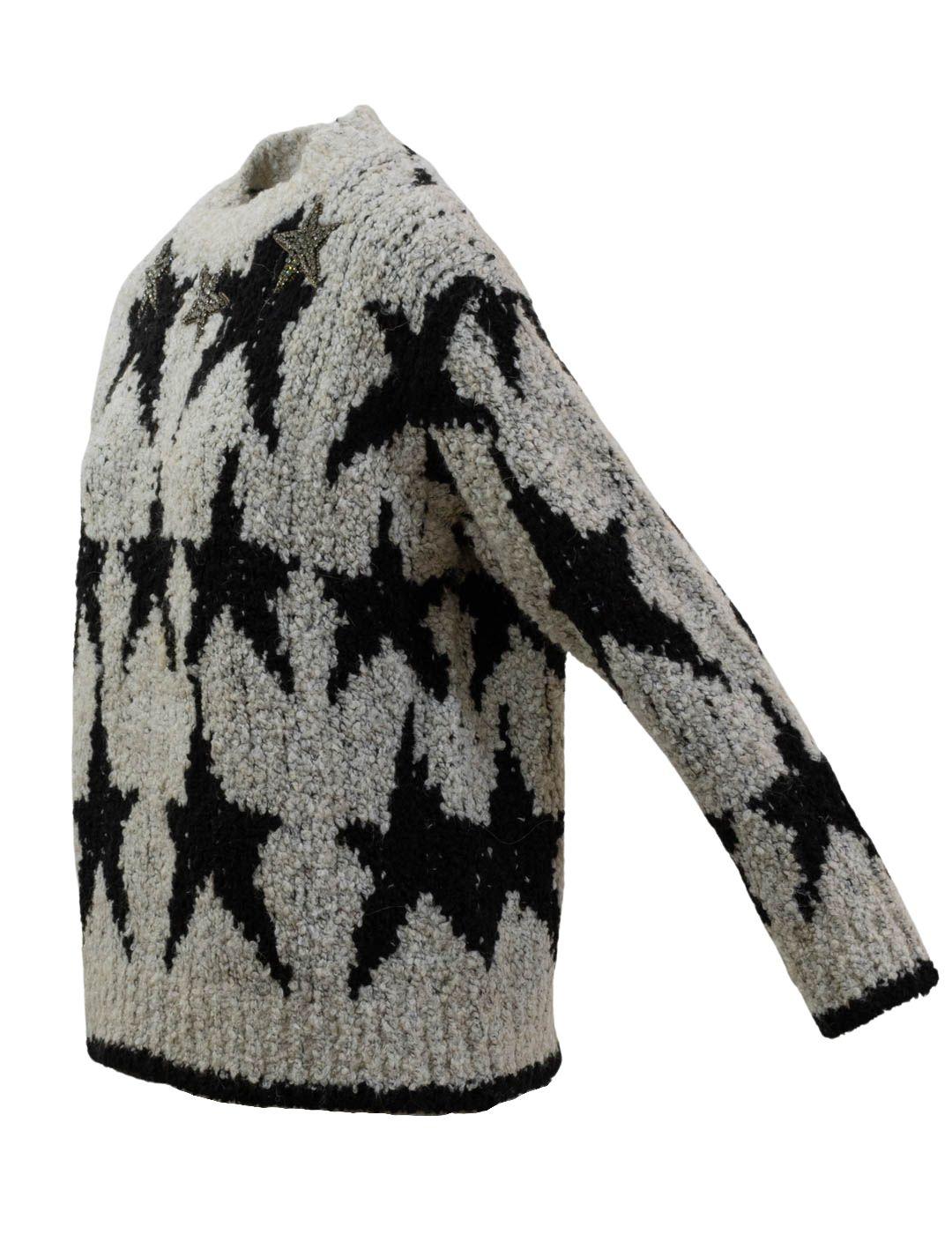 Jersey BUW23458 Estrellas Gris