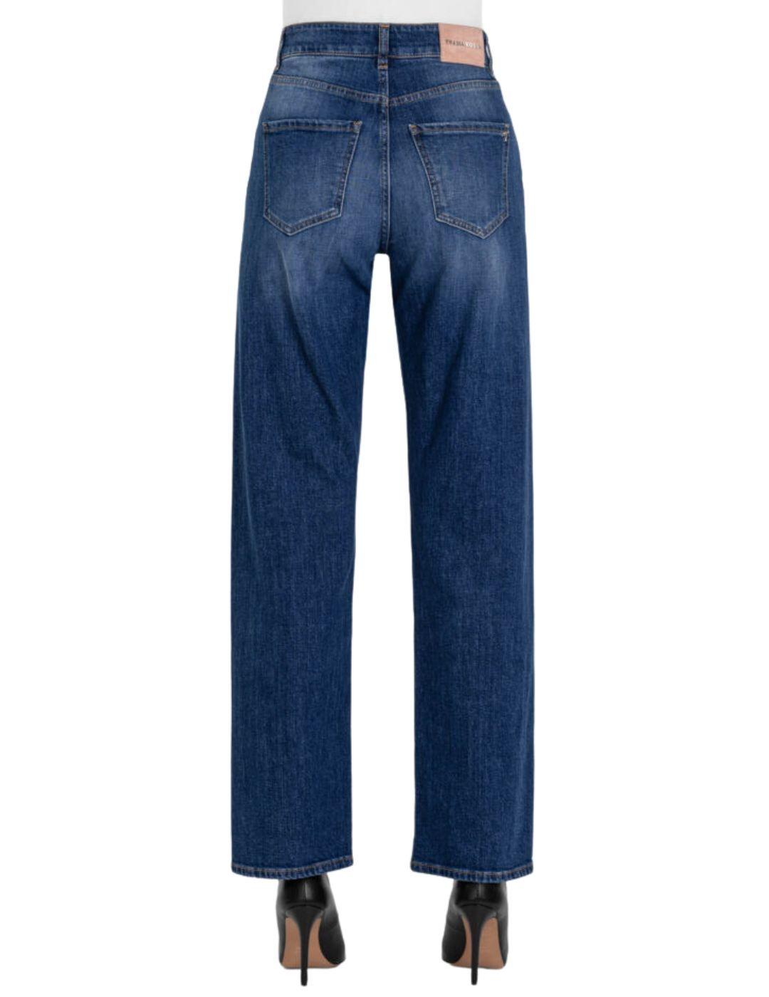 Pantalón MONICA STRAIGHT D010 Tejano