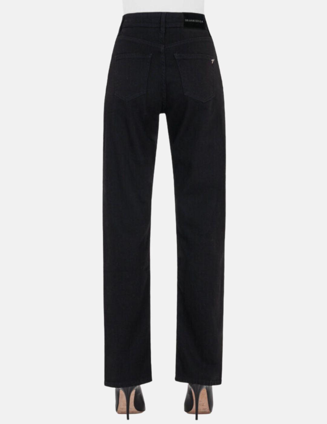 Pantalón MONICA STRAIGHT D394 Negro