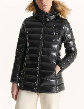 Parka PERLE LAQUEE Negro