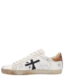Deportivos STEVEND 6664 Blanco/Oro