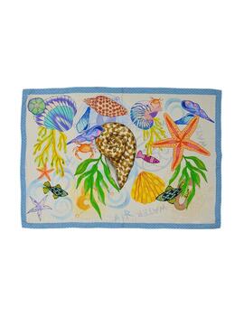 Foulard 124A90119 Estampado peces