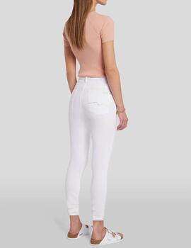 Pantalón HW SKINNY CROP Blanco