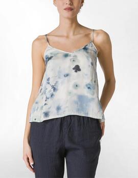 Top D02170 Estampado Azul