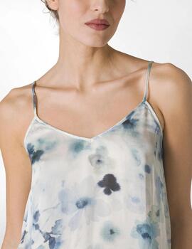 Top D02170 Estampado Azul