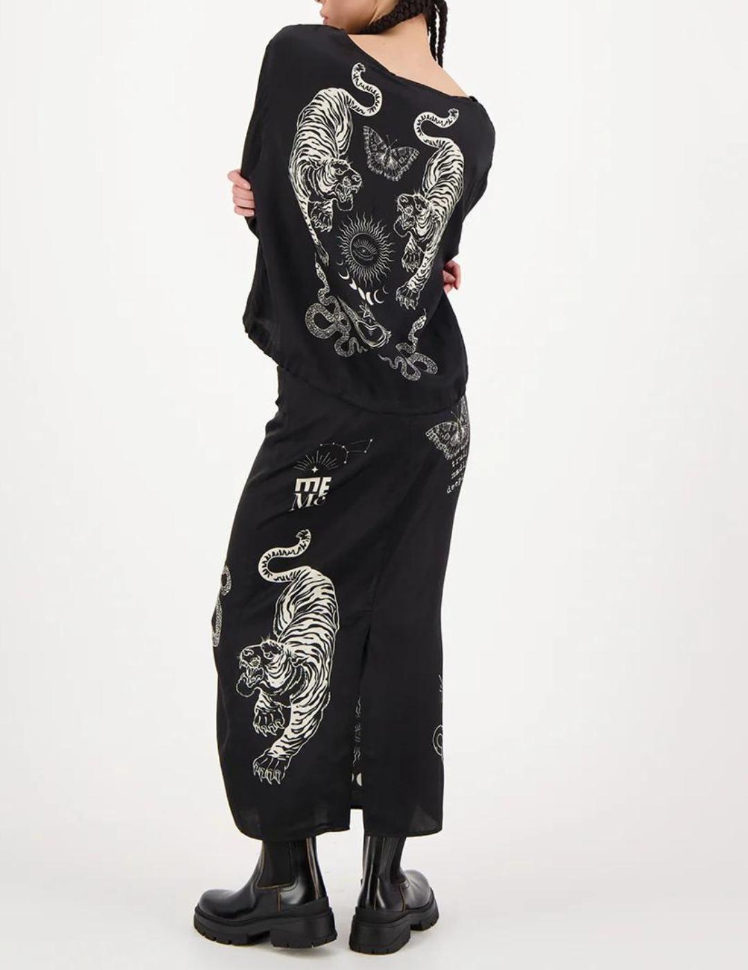 Falda 224L60372 Negro