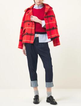 Chaquetón JOSEPH EE014C T4892 Cuadros Rojo