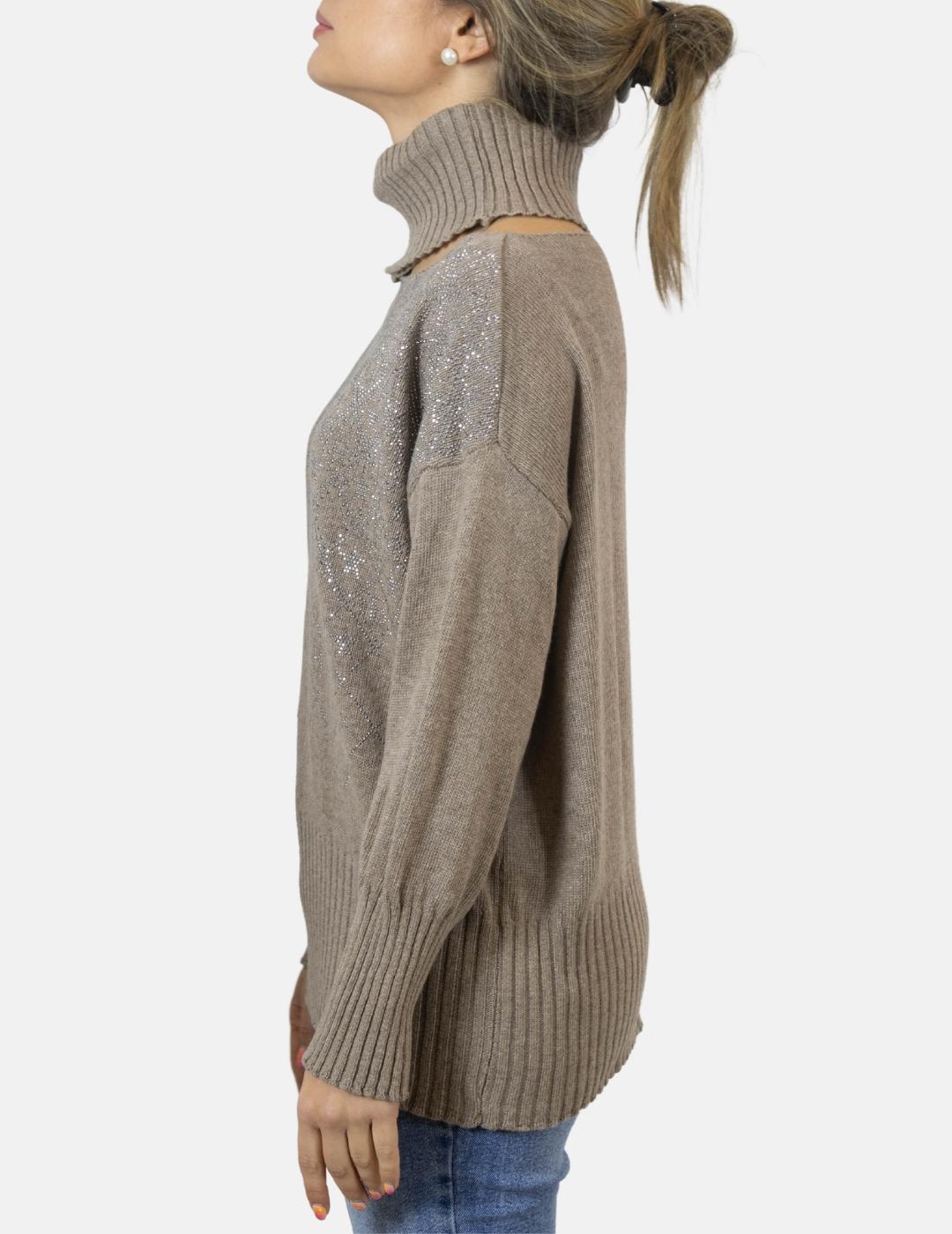 Jersey BUW24012 Marrón