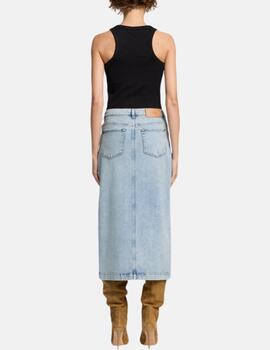 Falda AMBER SKIRT SAHARA Azul claro