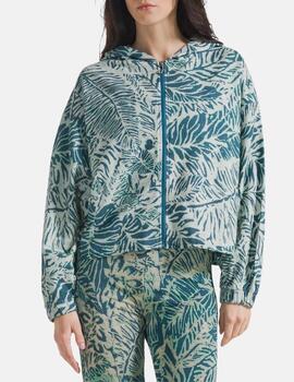 Sudadera D22420 Estampado verde