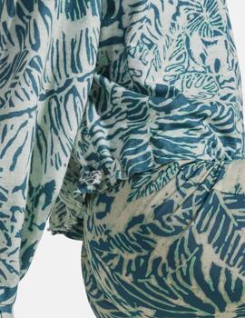 Sudadera D22420 Estampado verde