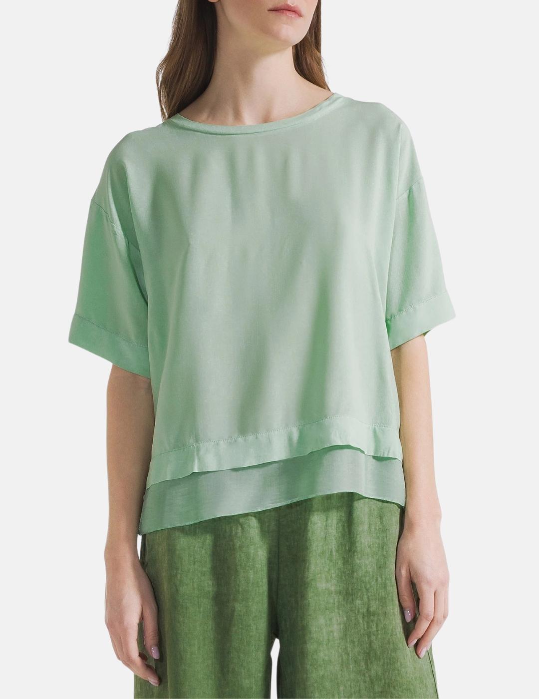 Camiseta D22341 Verde agua
