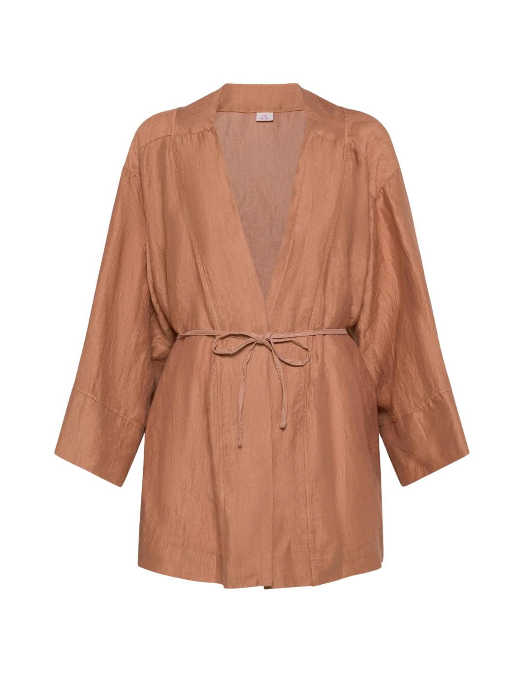 Kimono D22160 Marrón