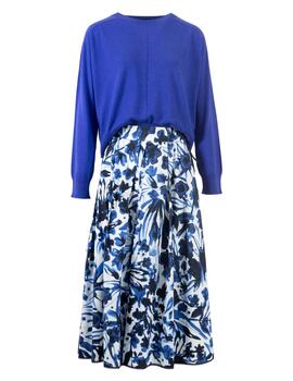 Falda SWING Estampado Azul