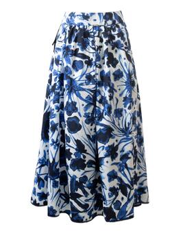 Falda SWING Estampado Azul
