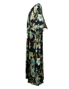 Vestido BUS25752 Negro Estampado
