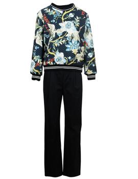 Sudadera BUS25747 Negro Estampado