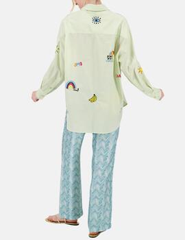 Camisa 125L31393 Verde agua
