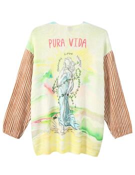 Chaqueta 125S91209  Estampado Verde