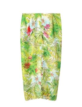 Falda 125L60369  Estampado Verde