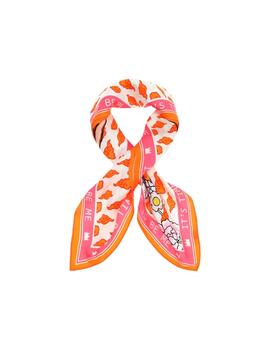 Pañuelo 125A90120  Estampado Rosa