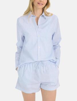 Camisa 816 23 450 Rayas Azul