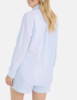 Camisa 816 23 450 Rayas Azul
