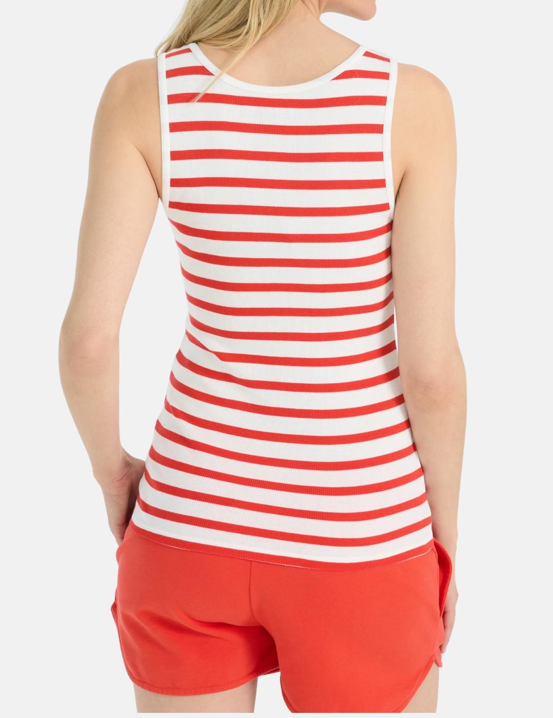 Top 812 22 465 Rayas Rojo