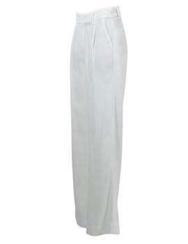 Pantalón PLEATED TROUSER Blanco