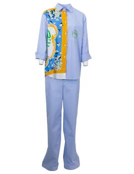 Pantalon  251K2A0328 Azul rayas