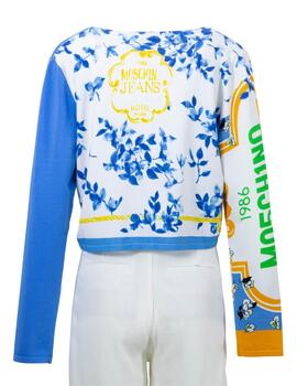 Chaqueta 251K2A0928 Estampado azul