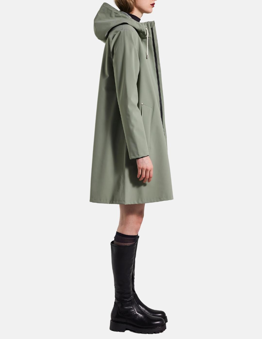 Chubasquero Mosebacke Zip Matte Verde